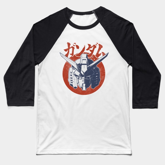 RX 78 2 warrior Baseball T-Shirt by WahyudiArtwork